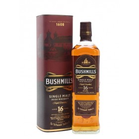 Whiskey Bushmills 16 Years Single Malt Irish Triplu Distilat 3Woods GB 40 Grd-ST0,7L